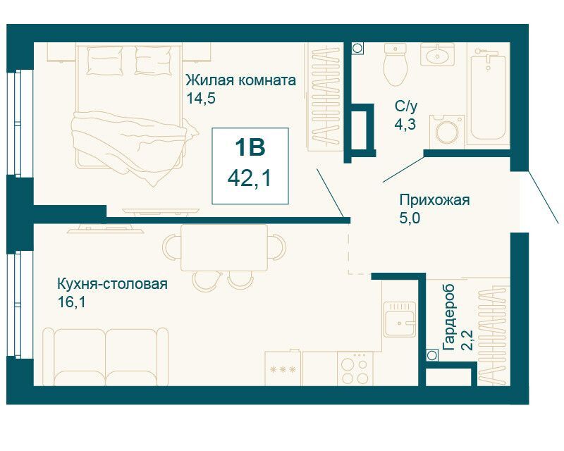 квартира г Екатеринбург ул 8 Марта 197г Екатеринбург городской округ фото 1