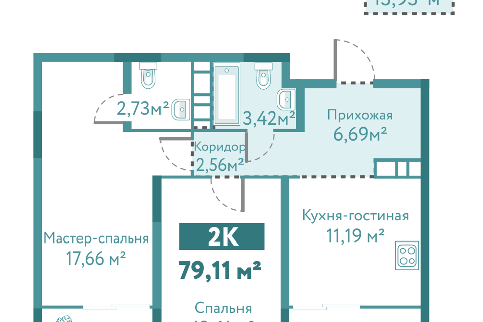 квартира г Тюмень ул Павла Никольского 4 городской округ Тюмень фото 1