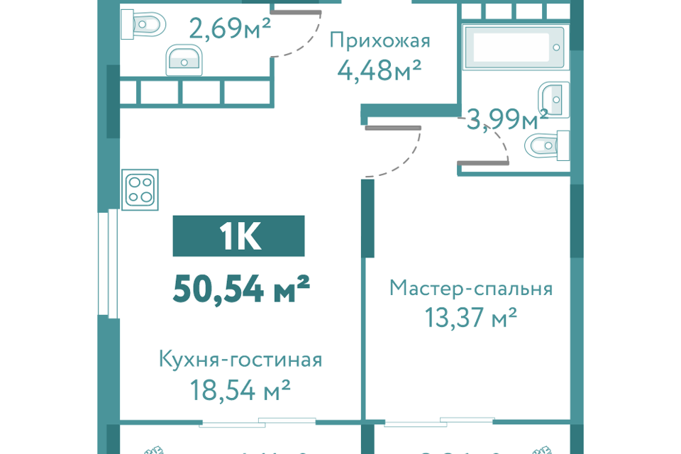 квартира г Тюмень ул Павла Никольского 4 Тюмень городской округ фото 1