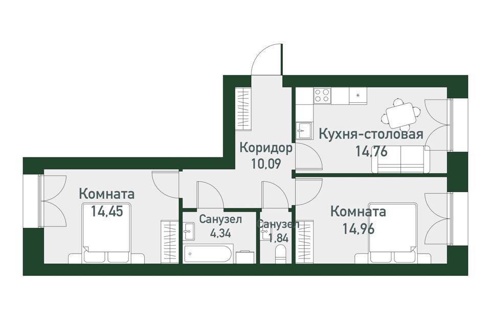 квартира г Екатеринбург ул Амундсена 1/4 Екатеринбург городской округ фото 1