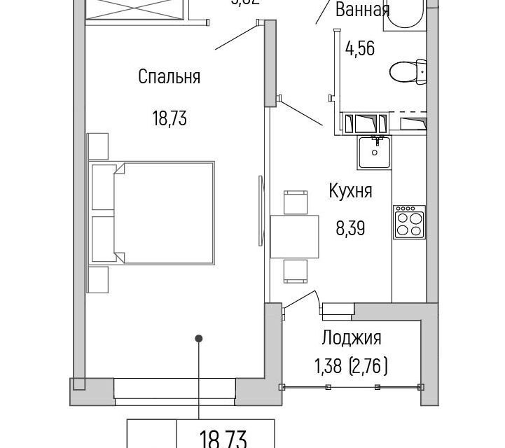 квартира городской округ Красногорск д Бузланово к 2, проезд Александра Невского фото 1