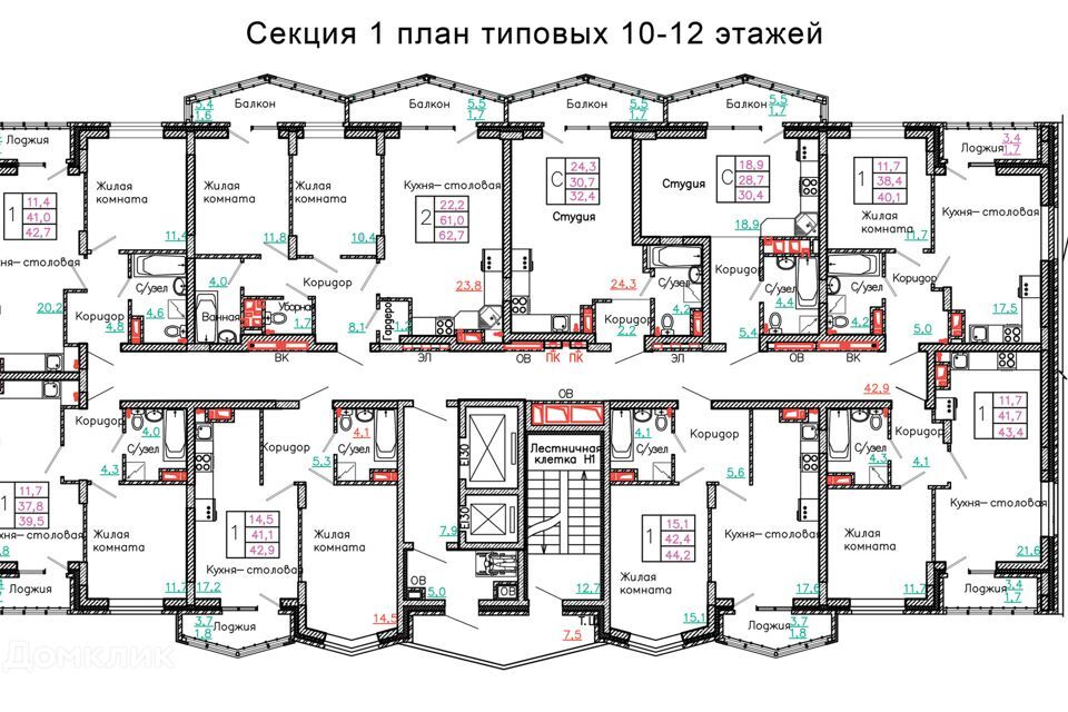 квартира г Старый Оскол Садовые Кварталы, Старооскольский городской округ фото 2