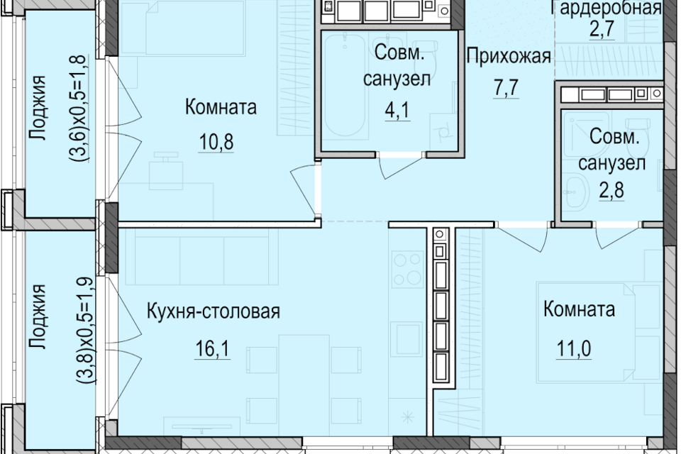 квартира г Казань ул Южно-Промышленная 7/1 Казань городской округ фото 1