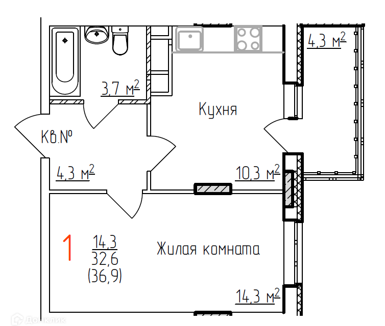 квартира г Владимир ул Добросельская 178 городской округ Владимир фото 1