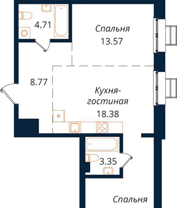 квартира г Иркутск р-н Октябрьский ул Юрия Левитанского фото 1