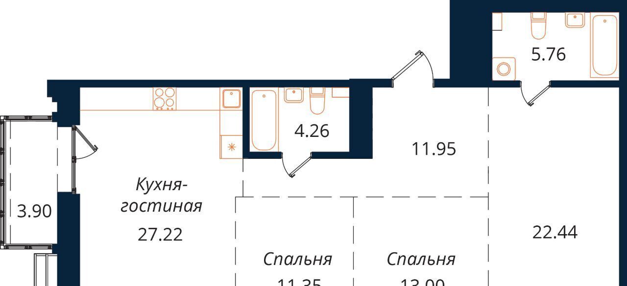 квартира г Иркутск р-н Октябрьский ул Юрия Левитанского фото 1