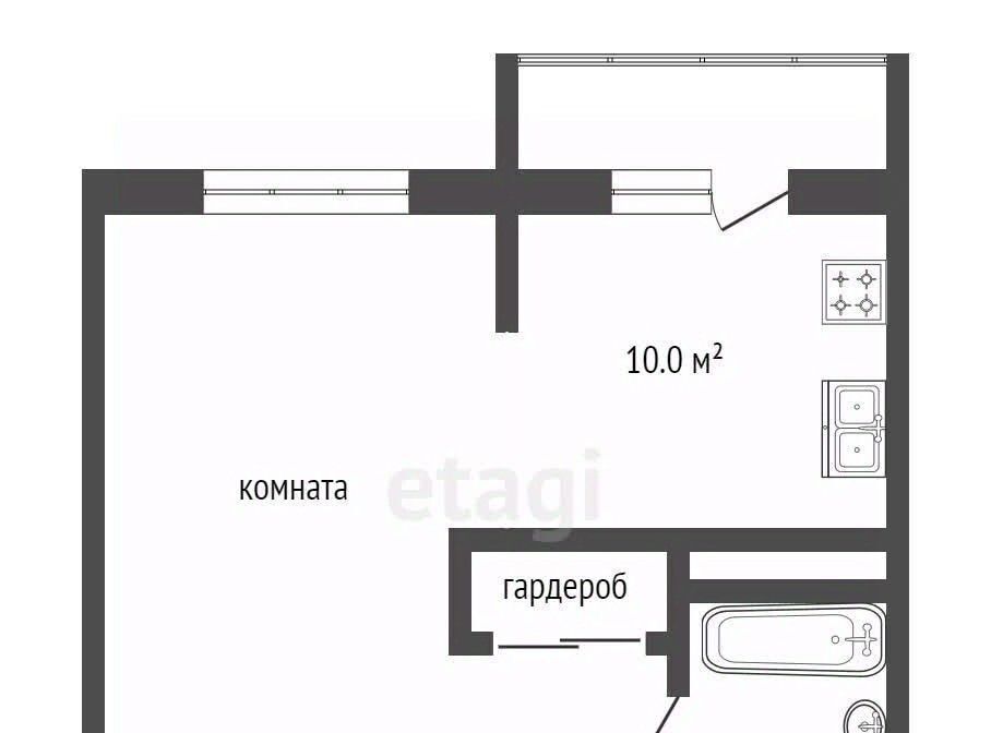 квартира г Оренбург р-н Ленинский ул Поляничко 4/1 фото 2