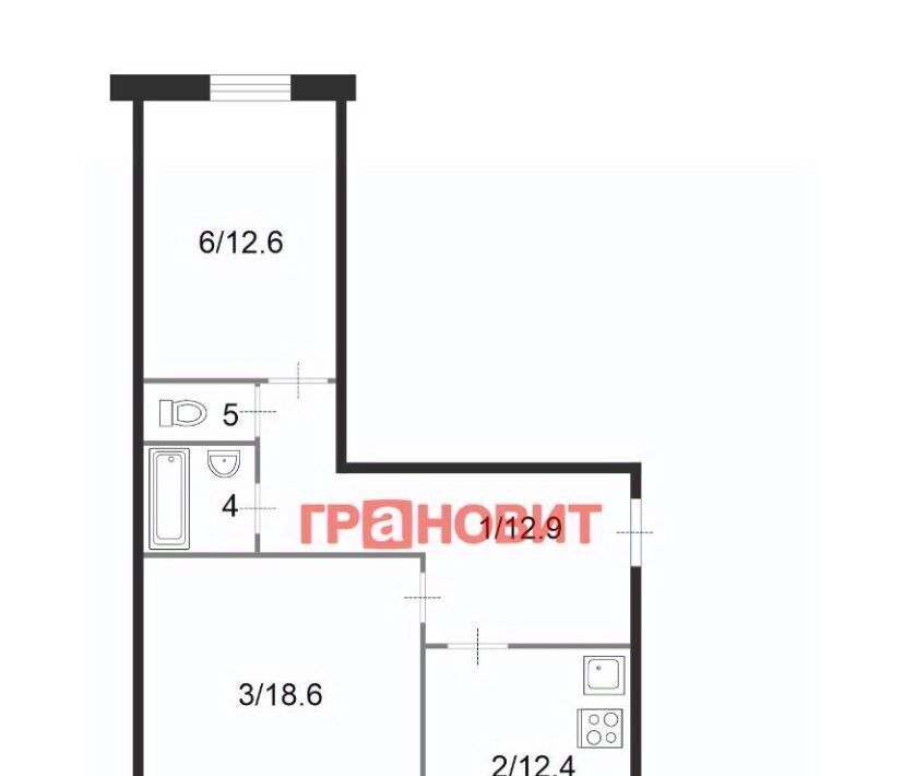 квартира г Новосибирск ул Виктора Уса 5 Площадь Маркса фото 2