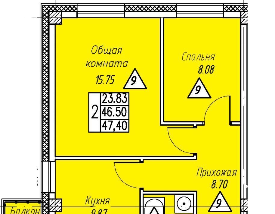 квартира г Якутск Окружное шоссе, 4-й км фото 1