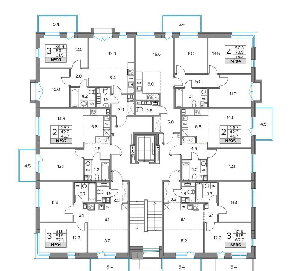 квартира г Петрозаводск р-н Голиковка б-р Фуллонский 4 фото 11