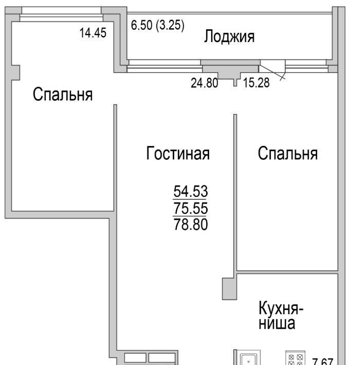 квартира г Набережные Челны р-н Комсомольский Замелекесье 26-й мкр фото 1