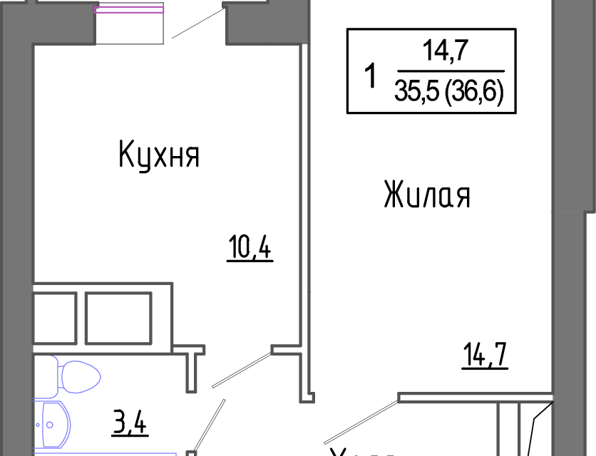 квартира городской округ Красногорск д Сабурово Жилой комплекс Новое Замитино фото 1