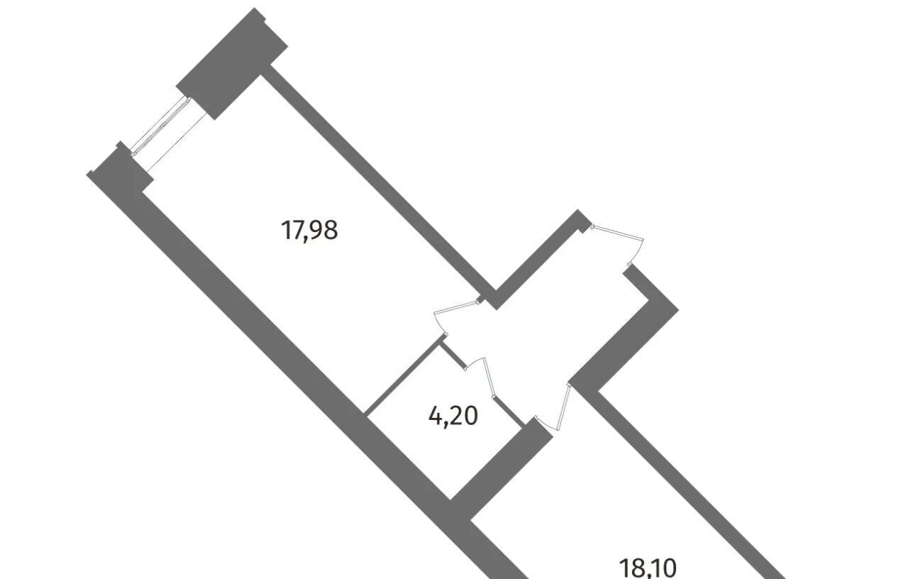 квартира г Санкт-Петербург метро Озерки ул Лиственная 20к/2 фото 1