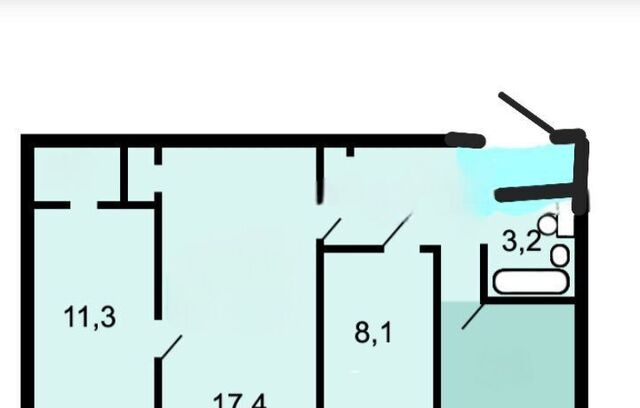 квартира метро ВДНХ дом 11к/3 фото