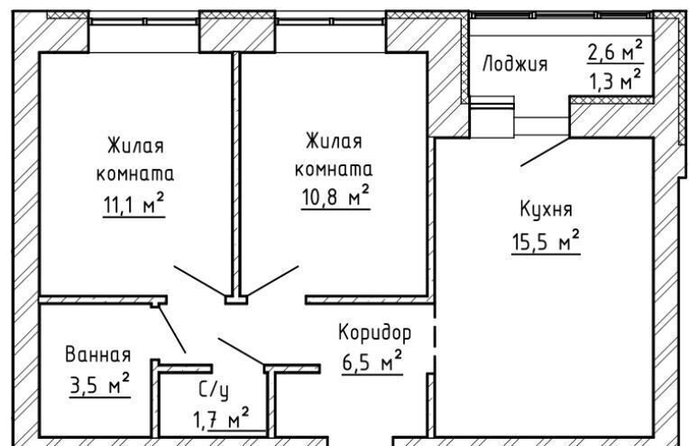 квартира г Тольятти р-н Автозаводский ул 40 лет Победы поз. 3. 1 фото 4