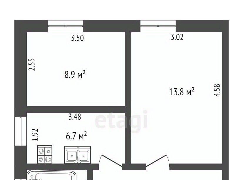 квартира г Омск р-н Кировский ул Ялтинская 30 фото 15