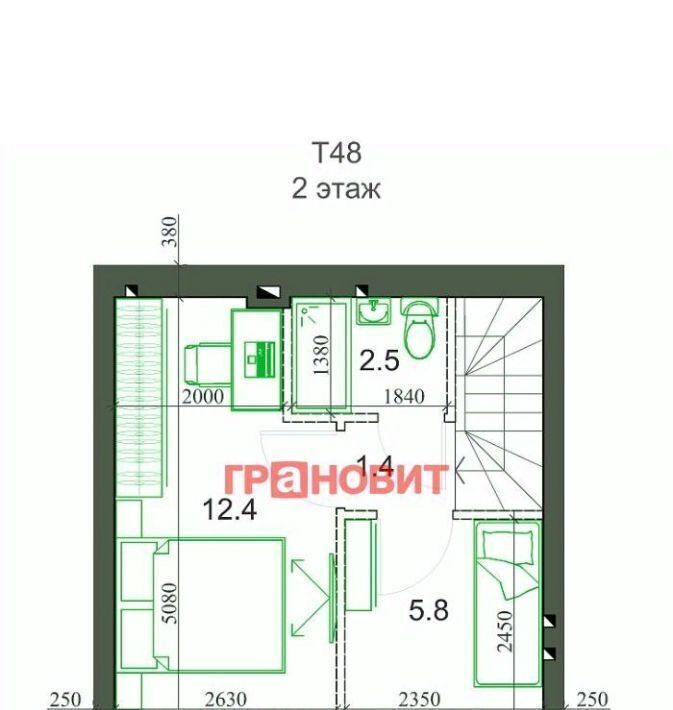 квартира р-н Новосибирский с Новолуговое мкр Березки 2 5-й кв-л, 25/2/2 фото 12