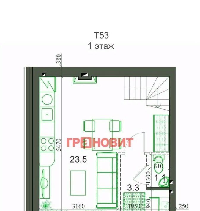 квартира р-н Новосибирский с Новолуговое мкр Березки 2 5-й кв-л, 35/1/1 фото 2