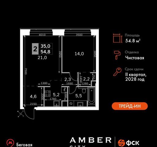 метро Беговая 3-й Хорошёвский проезд, д. 3А фото