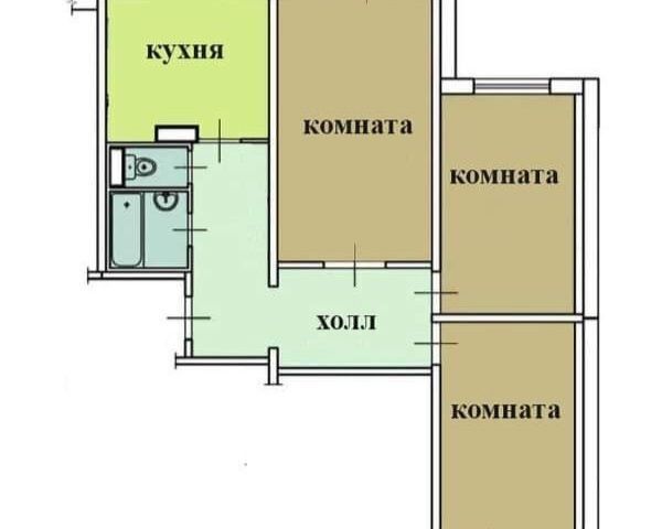 комната г Москва метро ВДНХ ул Маломосковская 21к/4 фото 17