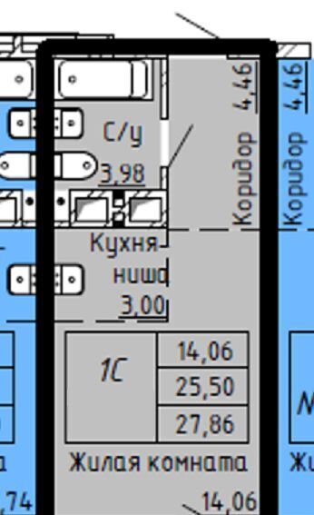 квартира г Новосибирск Заельцовская пр-кт Красный 180 фото 8