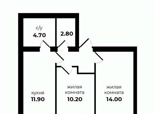 квартира р-н Шпаковский г Михайловск ул Антона Чехова 42 фото 1