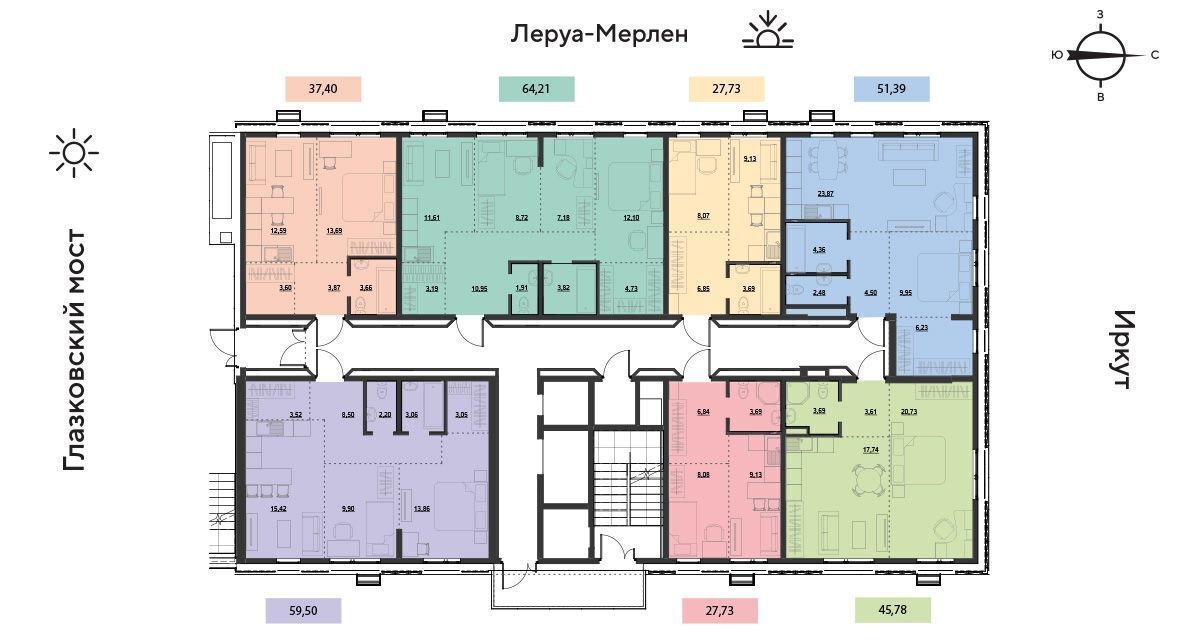 квартира г Иркутск р-н Свердловский ул Набережная Иркута 23 фото 2