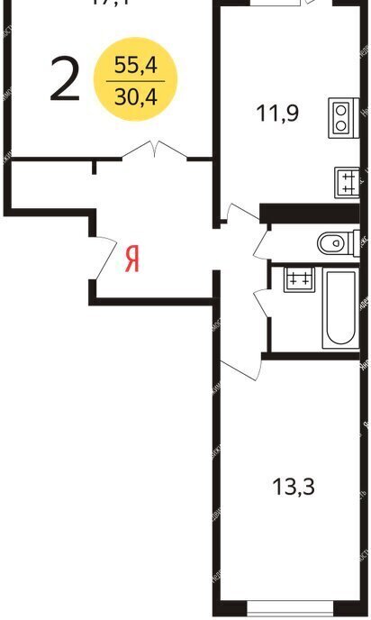 квартира г Москва метро Братиславская б-р Мячковский 3 фото 15