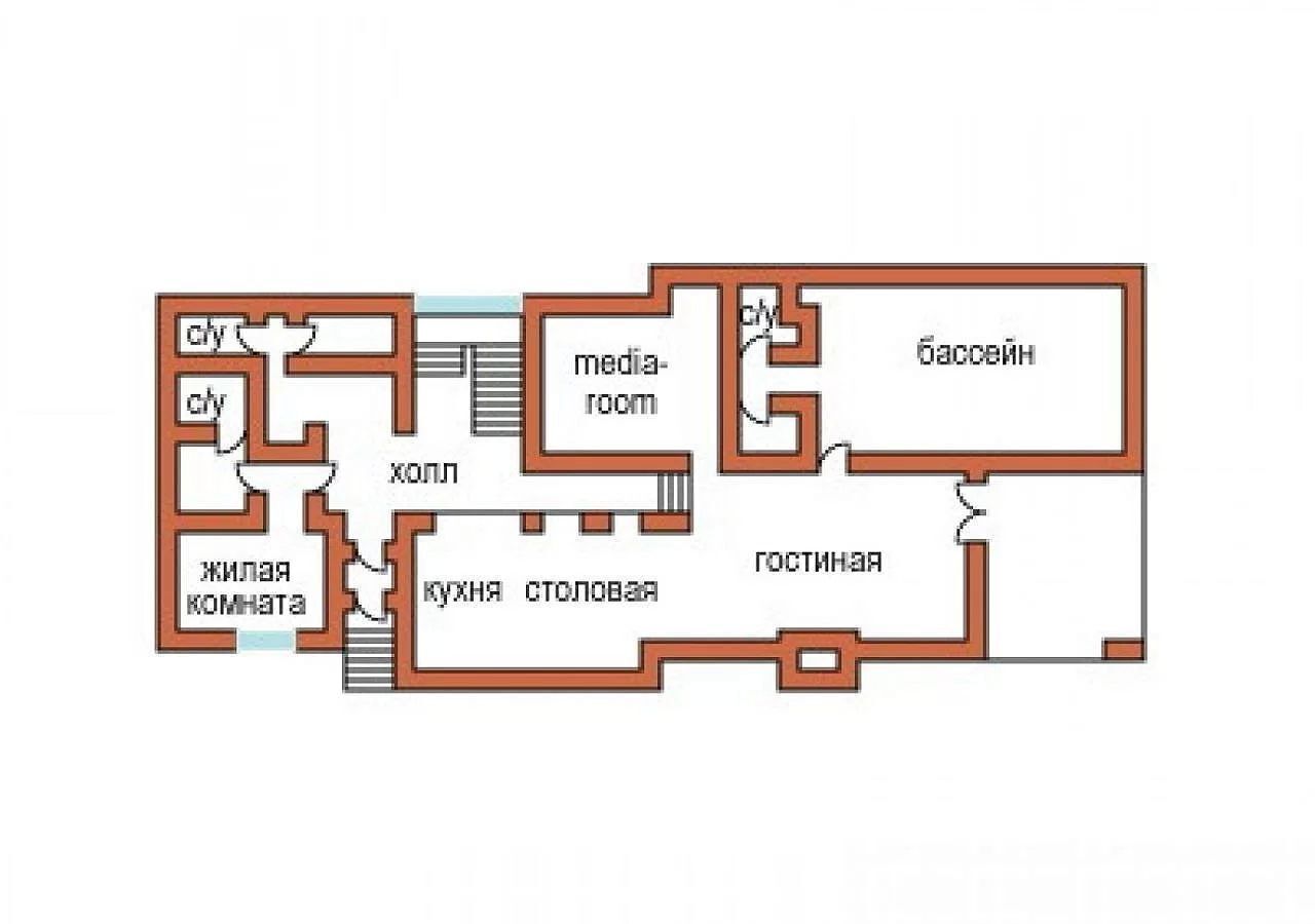 дом городской округ Одинцовский д Бородки 13 км, 54, Лесной Городок, посёлок Грибово, Можайское шоссе фото 25