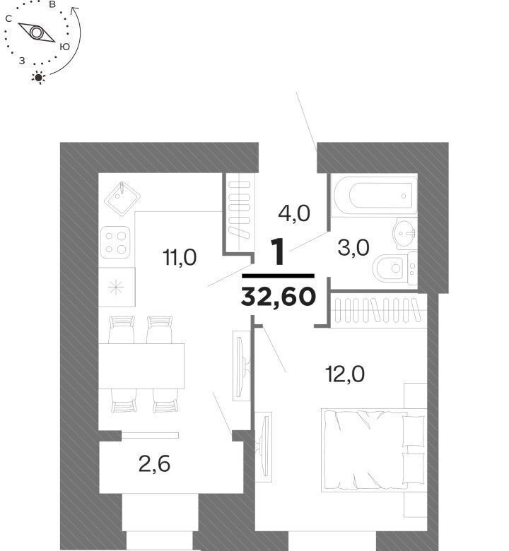 квартира г Рязань р-н Московский ул Интернациональная 2 фото 1