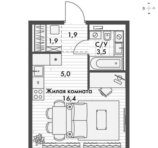 квартира ул Даурская ЖК "Фриссон" Аметьево фото