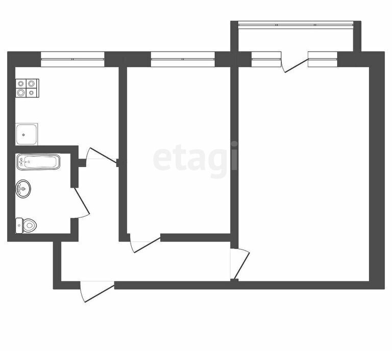 квартира г Томск Черемошники ул 5-й Армии 18а фото 14