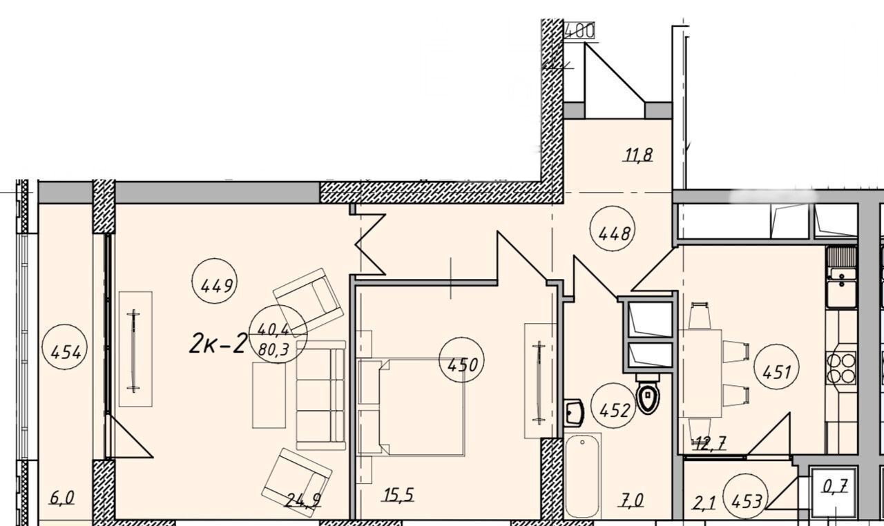 квартира г Грозный ул Соловьиная 64 Ахматовский район фото 6