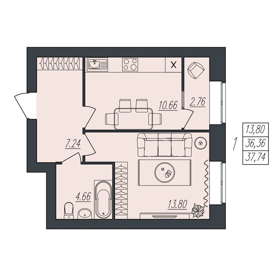 квартира г Волгоград р-н Тракторозаводский ул им. Атласова 12 фото 1