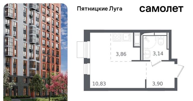 ЖК Пятницкие Луга Сходня, Пятницкие Луга жилой комплекс, к 1/2, Химки городской округ, д. Юрлово фото