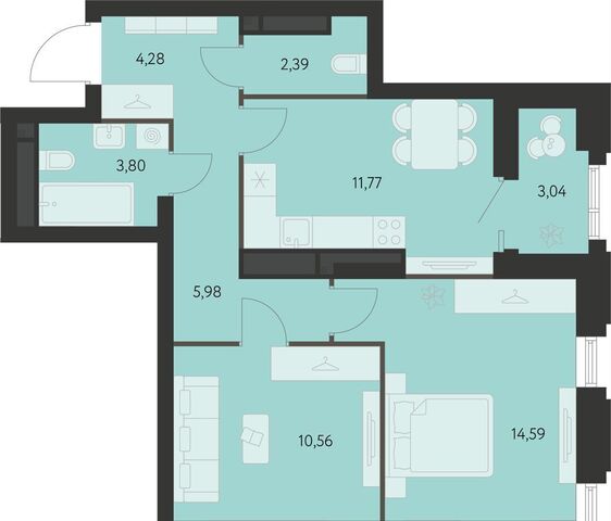 Академический ул. В. Де Геннина, д. 3, блок 4. 5 фото