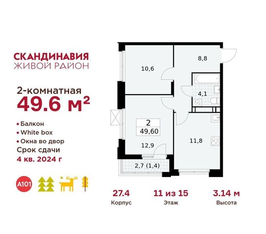 ул Эдварда Грига 27 жилой район «Скандинавия» метро Коммунарка Московская область фото