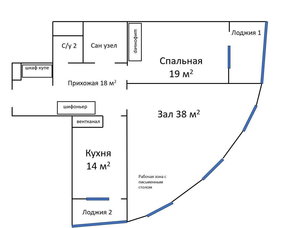 квартира г Москва метро Народное Ополчение пр-кт Маршала Жукова 78к/5 ЖК «Континенталь» муниципальный округ Хорошёво-Мнёвники фото 39