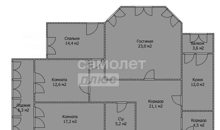 квартира г Стерлитамак Комсомольский ул Дружбы 9 фото 16