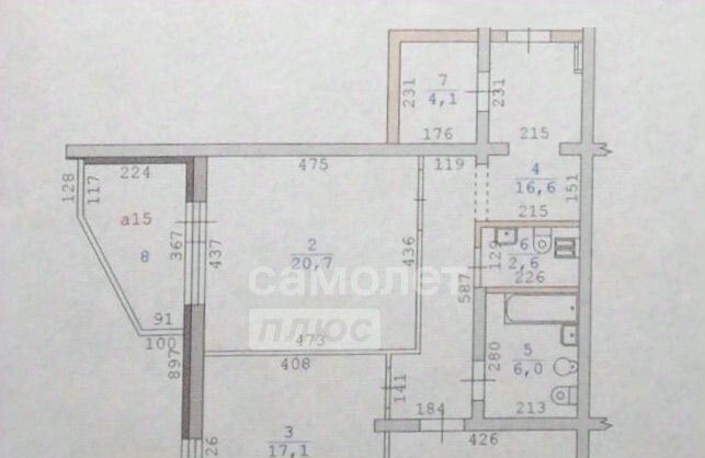 квартира г Екатеринбург р-н Верх-Исетский Геологическая ул Радищева 61 фото 17