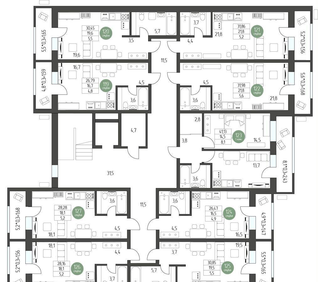 квартира р-н Темрюкский ст-ца Тамань ул Карла Маркса 262а фото 3