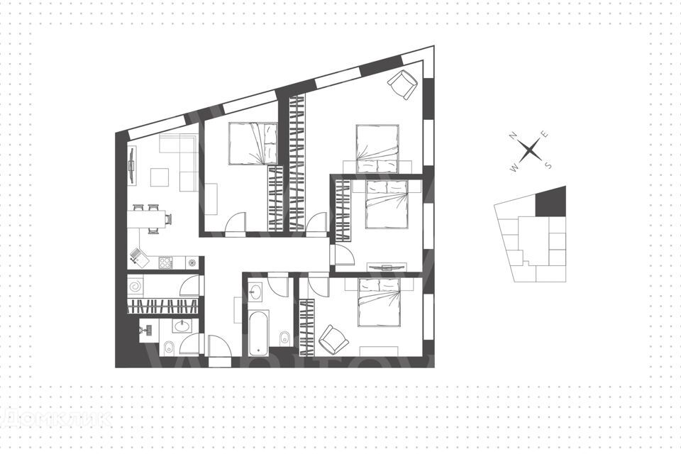 квартира г Москва ул Народного Ополчения 15/2 ЖК Wellton Towers Северо-Западный административный округ фото 2