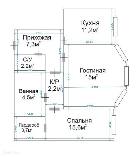 квартира г Москва ул Ротмистрова 2/2 ЖК «Театральный квартал» Северо-Западный административный округ фото 2