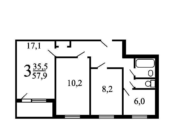 квартира г Москва метро Новогиреево ш Энтузиастов 94к/1 фото 2