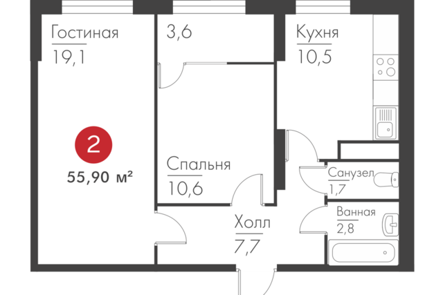 р-н Октябрьский ул Гая 22 ЖК «Панова Парк» городской округ Самара фото