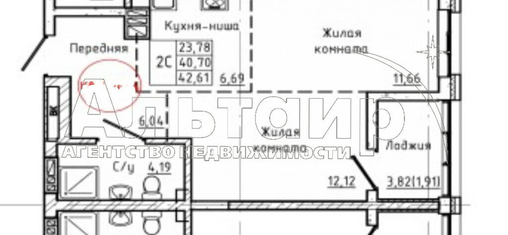 квартира г Ростов-на-Дону р-н Железнодорожный ул Привокзальная 3в ЖК Донская Слобода фото 4