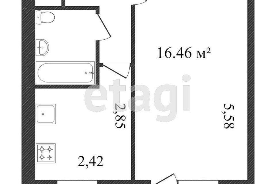 квартира г Шебекино ул Кирова 18 Шебекинский городской округ фото 10