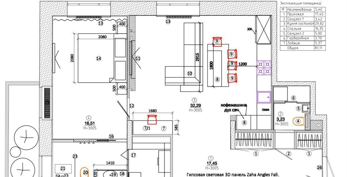 квартира г Санкт-Петербург метро Чкаловская пр-кт Петровский 5 ЖК «OSTROV» округ Петровский фото 22