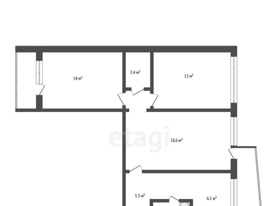 квартира г Саранск р-н Октябрьский ул Сущинского 4с/4 фото 2