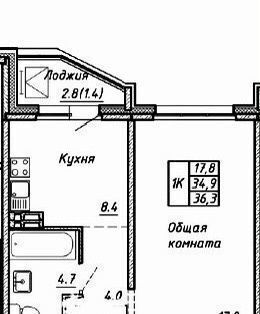 квартира г Новосибирск ул Ясный Берег 35 Площадь Ленина фото 2